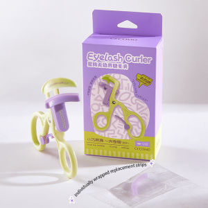 GECOMO Starry Eye Boundaryless Eyelash Curler/Rimless Eyelash Curler/Small & Portable/Wide-angle arc design