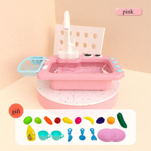 【Hurt】ซิงค์ล้างจานจำลอง น้ำไหลได้จริง ซิงค์จำลองล้างผัก ผลไม้ อ่างล้างจานของเล่น ของเล่นเด็ก