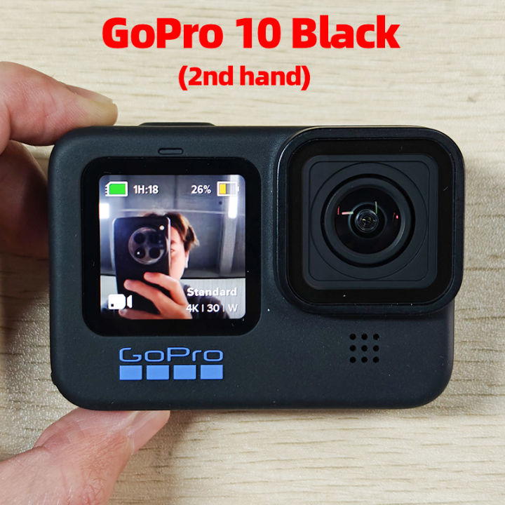 Used Action Camera For Gopro Hero 10 Black Dual Screen 60FPS Touch LCD  with Live Streaming Go Pro Second Hand Fast Shipping Lazada PH