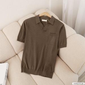 Áo thun polo nam style Hàn Quốc chất liệu vải len cao cấp lên form siêu đẹp thanh lịch 19135