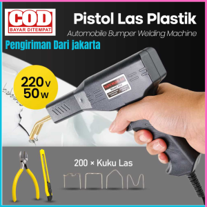 COD Cepat Pistol Las Sambung Plastik Bumper Mobil Body Motor Pecah Welding Automobile Machine 220V 50W H50 / Mesin las plastik listrik body bumper mobil otomatis mini murah leister PVC memperbaik stapler staples / Solder body motor pecah prabotan - PIJAR