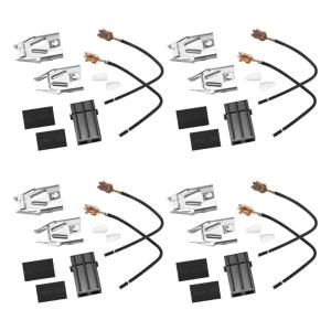 Gói 4 ổ cắm đầu đốt được đặt cho các yếu tố bếp lò bền phụ kiện chịu nhiệt độ cao tương thích phổ quát