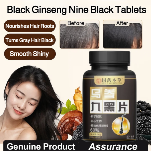 Black Ginseng Nine Black Tablets Hair Care Tablets Prevent Hair Loss White Hair Turns Black
