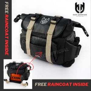 BIG BAG - EXOM ADVENTURE - RCS 02 FREE JAS HUJAN TAS WAISTBAG MOTOR TRAIL SPORT MOTOCROSS ADVENTURE RACING ENDURO ANTI AIR