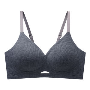 Maniyun บรา Comfort ชุดชั้นในไม่มีสายสำหรับดันถ้วยที่คงที่บราไร้รอยต่อสุภาพสตรีรองรับได้อ่อนนุ่ม