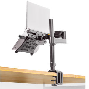 NB 2 in 1 H100 H80 FP-2 for 17-30 Monitor + 10-17 Laptop Desktop Gas Spring Holder Notebook Computer Mount Stand Laptop Clamp2026
