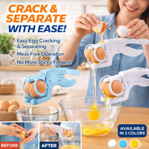 Handheld Egg Separator Egg Cracker Kitchen Tool Efficient Egg White Yolk Separation Easy Use Cooking Gadget