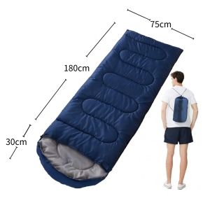 SAIYG Camping Sleeping Bag Travel Portable Sleeping Bag 0.7Kg Envelope Folding Warm And Moistureproof