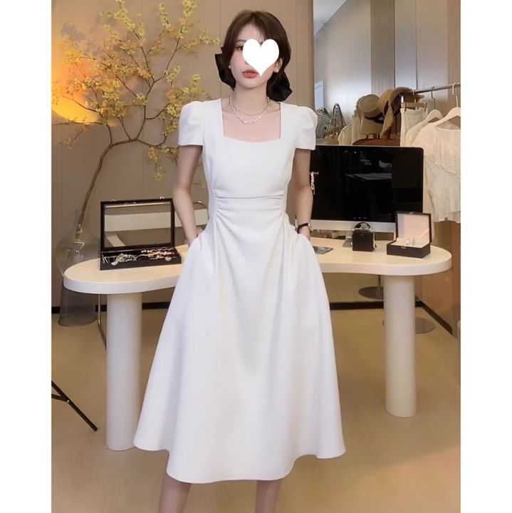 EMITA BLOOM baju dress midi putih kondangan simple elegan dan mewah outfit wanita kekinian terbaru 2025 korea style - Lazada | Lazada Indonesia EMITA BLOOM baju dress midi putih kondangan simple elegan dan mewah outfit wanita kekinian terbaru 2025 korea style - Lazada | Lazada Indonesia