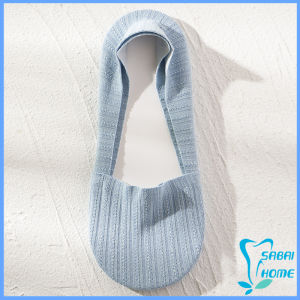 Easy ถุงเท้าผู้หญิง วัสดุผ้าฝ้ายแท้ ซับเหงื่อดี กระชับแน่นไม่หลุดง่าย สําหรับสุภาพสตรี Boat sock