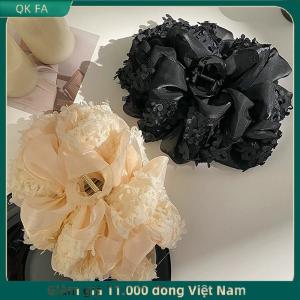 QK FA ✨ Kẹp vuốt lớn cá tính thanh lịch Kẹp tóc nơ nhiều lớp kẹp tóc đuôi ngựa Phụ kiện tóc nữ
