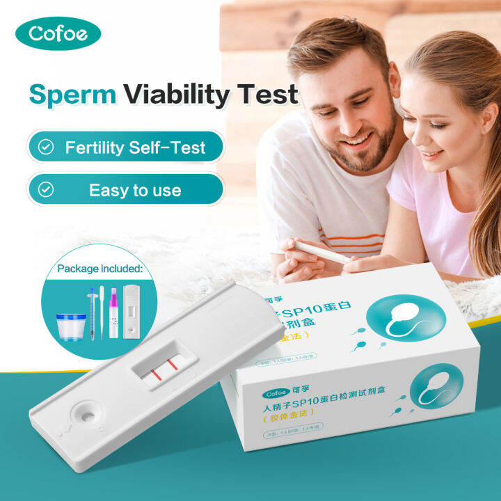 Cofoe Sperm Test kit Sperm Vitality Quality Test Ovulation Self-test ...