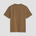 DAVIE JONES [BE FEARLESS] เสื้อยืดผู้ชาย Graphic Regular Fit T-Shirt สีกรม น้ำตาล WA0261. 