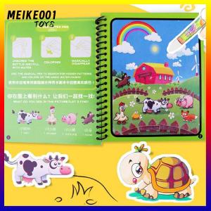 MEIKE001 ของเล่นภาพวาดระบายสีน้ำมหัศจรรย์สำหรับเด็กหัดเดินของเล่นกราฟฟิตีงานฝีมือแบบทำมือสำหรับเป็นของขวัญ