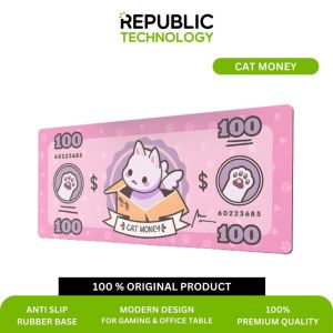 Republic Technology Mousepad / Desk mat Gaming Cat Classic Edition