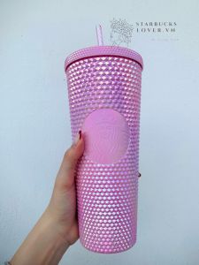 |CHÍNH HÃNG| LY STARBUCKS GAI PINK MIRROR SIZE KHỦNG 24oz