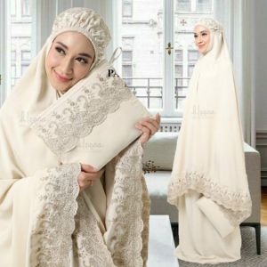 Mukena Khadijah Jumbo Dewasa Bordir Khodijah Mewah Elegan Adem Cantik Terbaru 2024