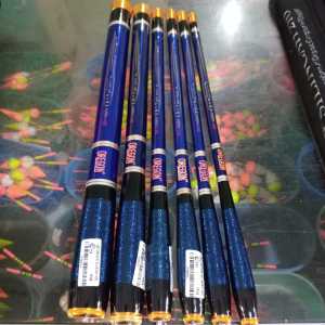 Oregon SIlincah Tegek Pancing Carbon Action Kaku Biru Kaku