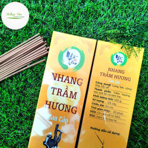 Nhang Trầm Hương cao cấp Nhã Tâm Hộp 100gram - Đậm chất trầm sạch tự nhiên 100%