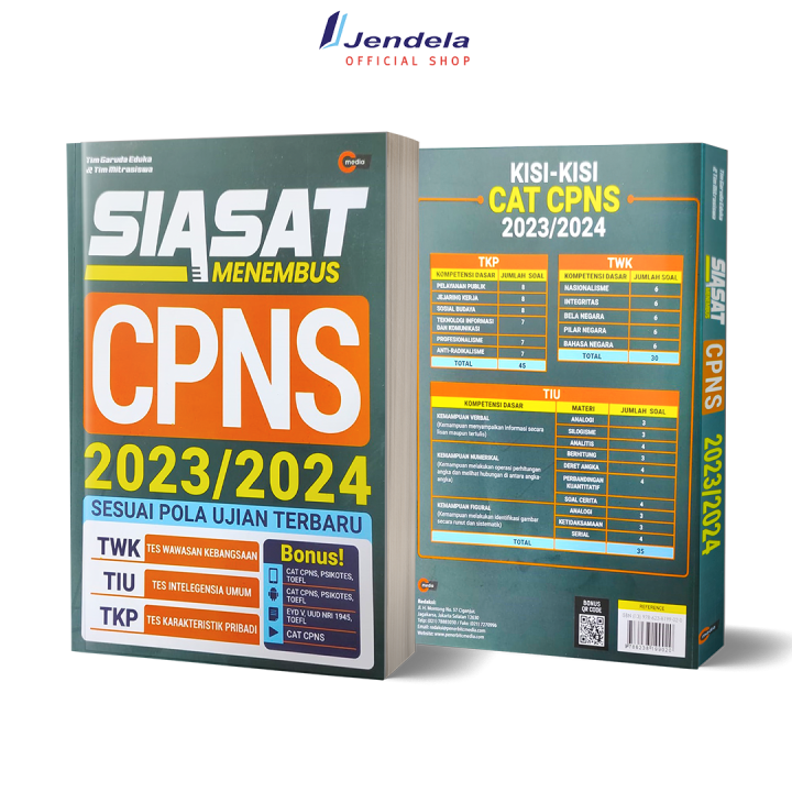 Buku Siasat Menembus CPNS 2023/2024 Sesuai Pola Ujian Terbaru - CMedia ...