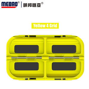 Magnetic Waterproof Fishing Hook Storage Box 4/6/8/12 Grids Fishing Tackle Boxes