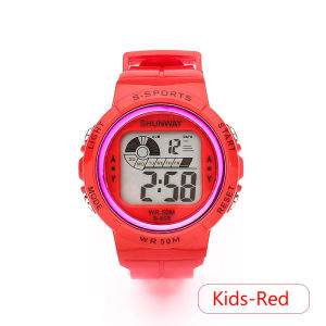 C07 5Bar กลางแจ้งกันน้ำสำหรับเด็กJam Tangan Elektronik สำหรับเด็กนักเรียนเด็กผู้หญิงเด็กผู้ชายนาฬิกาอเนกประสงค์ของขวัญสำหรับวันเด็ก