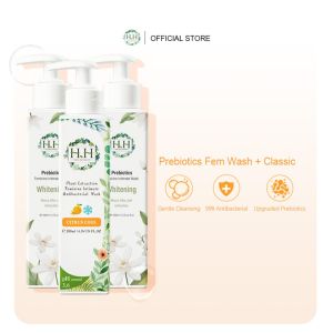 【TRIO PACK】HH Feminine Care Prebiotics Feminine Intimate Wash x2 +Classic Antibacterial Wash (200ml)