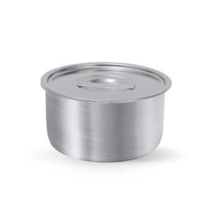 ชามซุปขนมสลัดผลไม้ Mangkuk Bertutup ซุปข้าวเหล็กกล้าไร้สนิมอุปกรณ์บนโต๊ะอาหารสำหรับปรุงไข่นึ่งในครัว