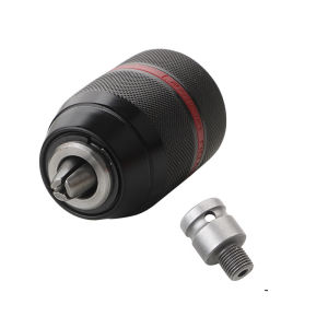 2-13mm Capacity Metal Keyless Lathe Drill Chuck Converter with SDS Adapter Accessories(HP302)