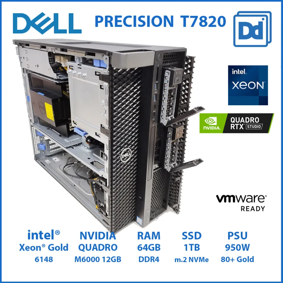 ワークステーション DELL Precision T7820 gold 6148 DELL Precision T7820 intel Xeon GOLD 6148 40C/80T RAM 64GB