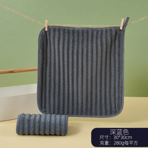 [SG STOCKS] Microfiber Hand Towel with Loop Hook Super Absorbent Light Weight Car Cleaning Kitchen Cleaning Hand Cloth Multipurpose Polish Cloth