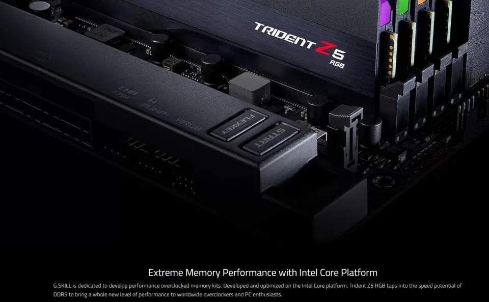 Trident Z5 RGB 64GB (2x32GB) DDR5-6400 CL32 Desktop Memory
