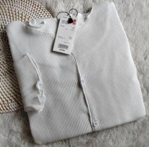 Cardigan Crop Top Wanita Lengan Panjang Premium