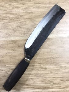 Dao Thái Thép Nhíp Cán Gỗ Siêu Bén Sắt Thái Thịt Rau Củ Quả