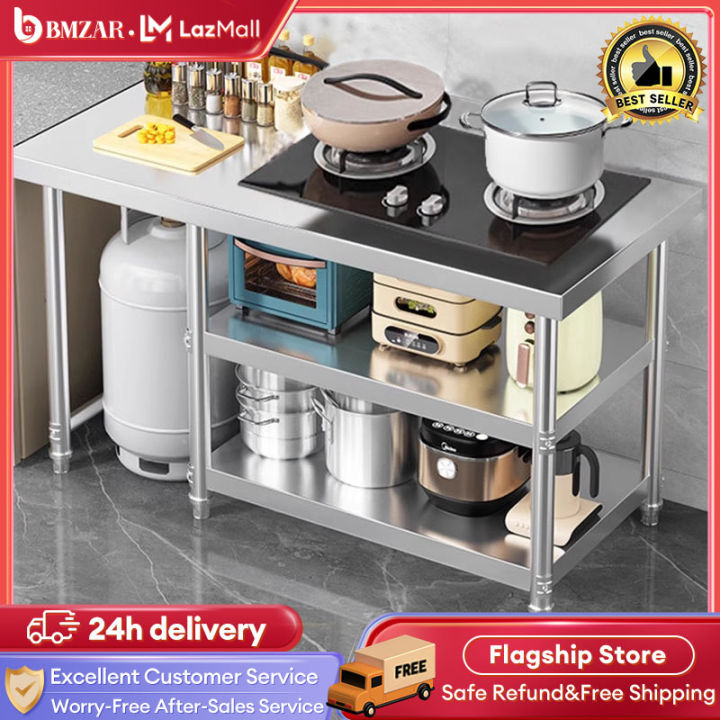 Multistar Stove Rack BMZAR 304 Stainless Gas Stove Stand with LPG roller Gas Rack Stove Rack ...