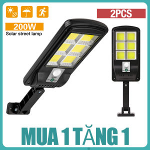 【Mua 1 cái giao 1 cái】Đèn Gắn Tường Kèm Remote sử dụng năng lượng mặt trời thiết kế chống nước dễ dàng lắp đặt - 200W