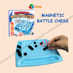 Mainan edukasi anak magnetic battle chess board game strategy