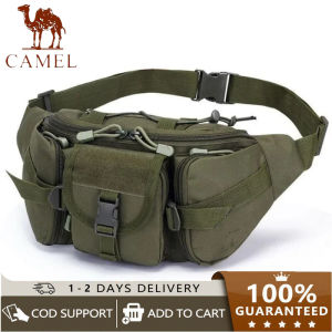 Camel Mens Waist Bag Pack Large Capacity Splash Proof Bum Bag Fanny Pack For Hiking Running Sports