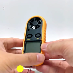 Cầm tay đèn nền gió Meter luồng không khí Meter đo nhiệt độ gió Máy đo tốc độ gió Meter máy đo gió