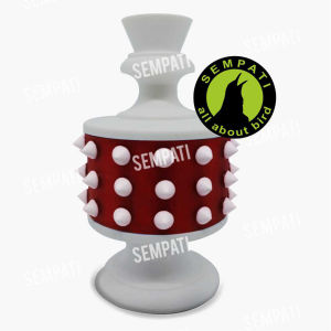 SEMPATI Pion Sangkar Kandang Burung Lovebird Love Bird Karet Motif Warna Duri Polos PNDRW