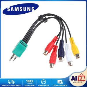★Same Day Shipping★ 5RCA Audio Video AV Component Audio Adapter Cable for Samsung LED TV BN39-01154W BN3901154W 306A-Sumsung-TV-AV-Cable