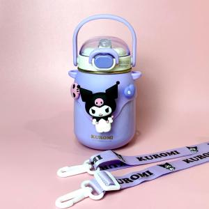 BOS Botol Air Anak Sedotan Sanrio Stainless 700ml/Tumblr Tahan Panas/Termos Air Panas Anti Tumpah
