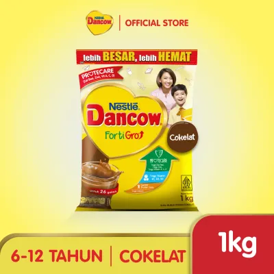 Nestlé Dancow FortiGro Susu Bubuk Susu Anak Rasa Cokelat Pouch 1kg