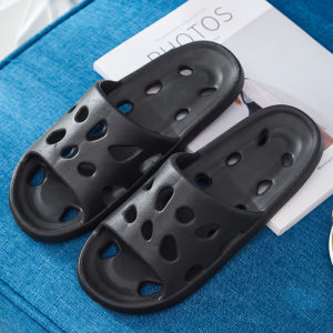 Free Shipping Hollow-Out Drainage Bathroom Slippers WomenS Sandals MenS Flip-Flops Indoor Non-Slip Lightweight Hotel Guest Slippers Indoor Non-Slip Lightweight Hotel Guest Slippers