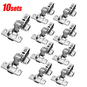 10/20 Sets Concealed Hinges Soft Close Hinges / for Kitchen Cabinet Door / Heavy Hidden Wooden Door Hinges with Screws