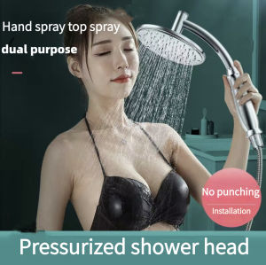 Top spray large shower pressurized single head shower lotus pod shower sun drying shower dual-purpose large shower