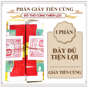[Mới] Phần Giấy T.i.ền Cúng Đầy Đủ Tiện Lợi - Đồ Thờ Cúng Thiên Lộc