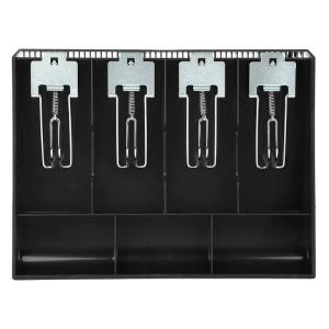 Xách tay cho đến khi thay thế ngăn đựng tiền hộp lưu trữ với clip 4 hóa đơn và 3 Tiền Xu cho siêu thị khách sạn