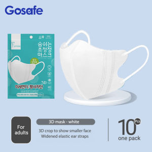 Gosafe&Funlala  3D Mask Face mask 50PCS  Face-lifting Butterfly Face Mask Repeatable water washing Ultra-Thin Breathable 3Layer Non-woven Protection 3ply Korea Mask