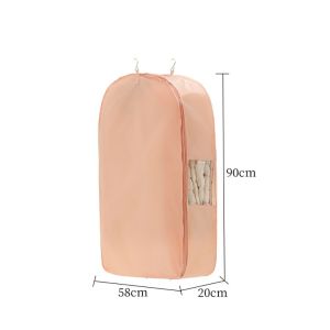 SOVEREIGN REFRAIN28SO2 with Zipper Compression Dust Cover Space Saving Hanging Garment Bag Durable Clothes Storage Organizer